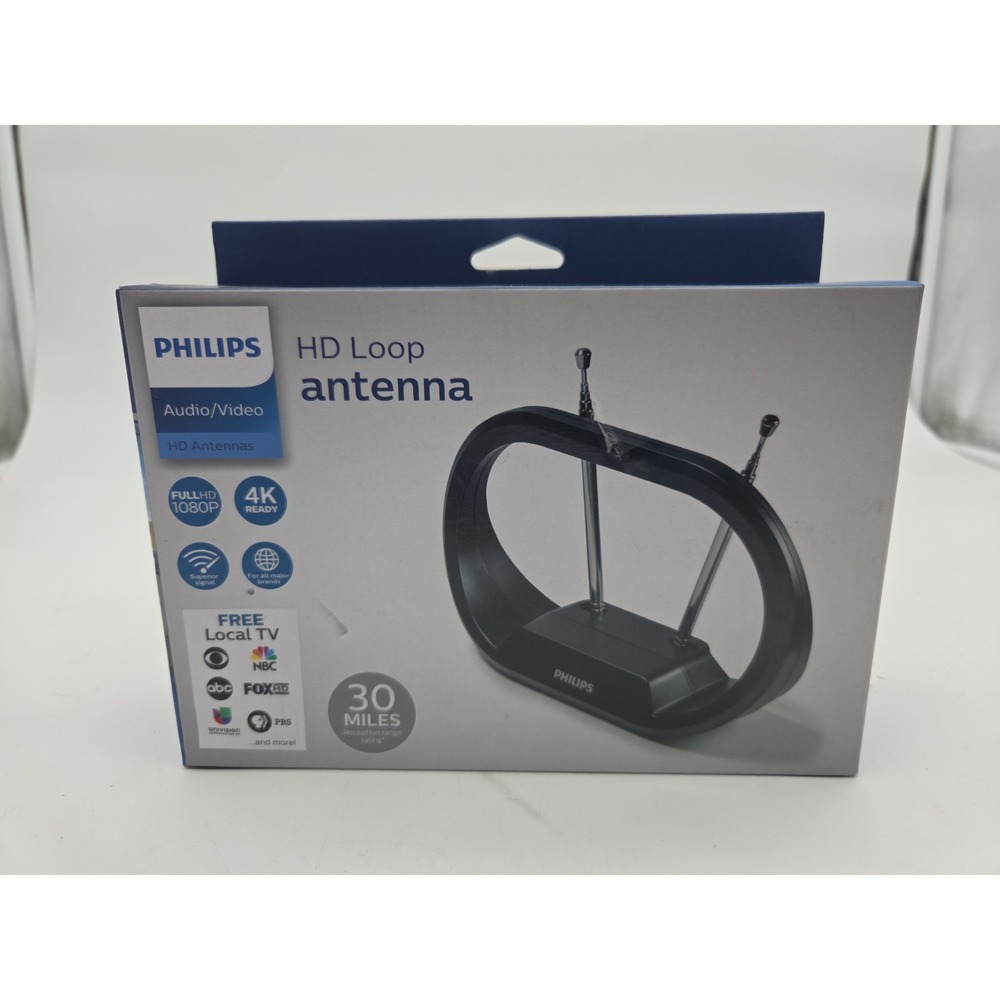 Philips Modern HD Passive Antenna - Black - BRAND NEW SEALED